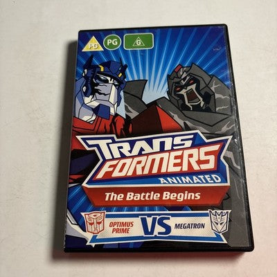 Transformers Animated - The Battle Begins (DVD, 2008) Region 2