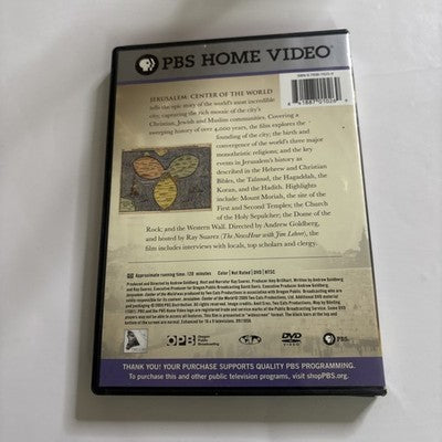 Jerusalem Center Of The World (DVD, 2009) PBS Documentary Region 1