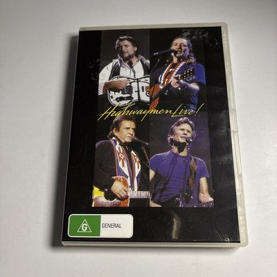 The Highwaymen Live! (DVD, 2006) Johnny Cash,  Kris Kristofferson All Regions