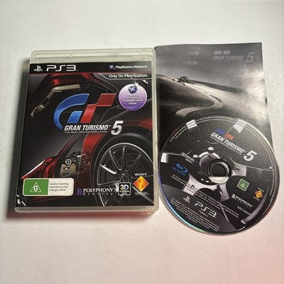 GT Gran Turismo 5 PS3 Complete with Manual Booklet