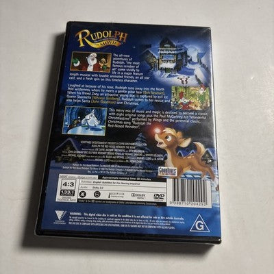 Rudolph the Red Nosed Reindeer The Movie (DVD, 1998) Region 4 *New Sealed*