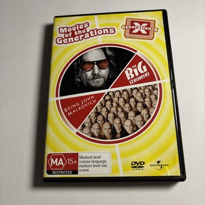 The Big Lebowski / Being John Malkovich DVD Region 4,2 NEW