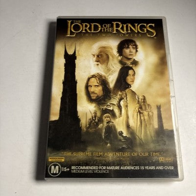 The Lord of the Rings - The Two Towers (DVD, 2002) Region 4