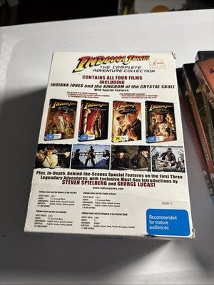 Indiana Jones - Complete Adventure Collection (Box Set, DVD, 2009) Region 4