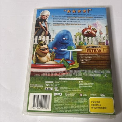 Monsters Vs Aliens (DVD, 2009) Region 4 NEW