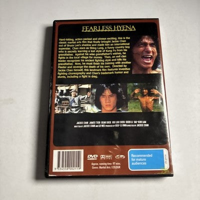 Fearless Hyena (DVD, 1979) Jackie Chan All Regions