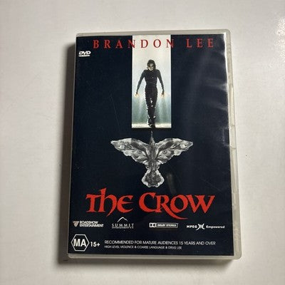 The Crow (DVD, 1994) Brandon Lee Region 4 NEW