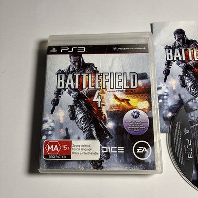 Battlefield 4 Sony PlayStation 3 PS3 Game Complete w/ Manual