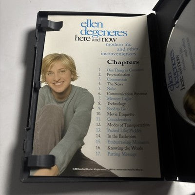Ellen Degeneres - Here And Now (DVD, 2003) Stand Up Special Region 1