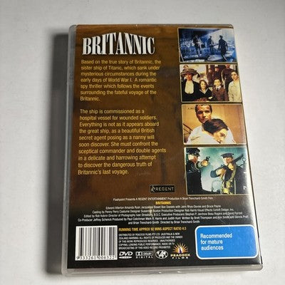 Britannic (DVD, 2000) Jacqueline Bisset, Amanda Ryan Region 4