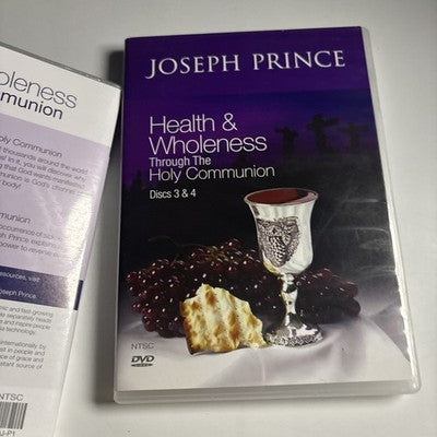 Joseph Prince: Health & Wholeness Through The Holy Communion DVD All Regions