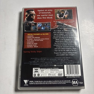 Blade (DVD, 1998) Wesley Snipes Region 4
