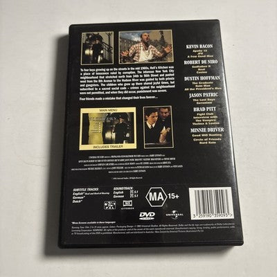 Sleepers (DVD 1996) Brad Pitt, Dustin Hoffman, Kevin Bacon, Region 4,2 NEW