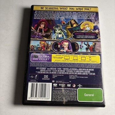 Monster High - 13 Wishes (DVD, 2013) Region 4,2