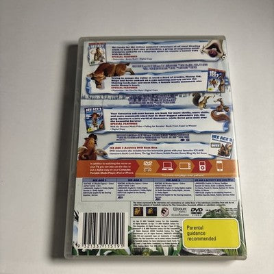 Ice Age Trilogy 1 2 3 Plus Activity Disc DVD Region 4