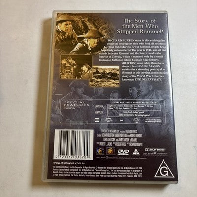 The Desert Rats (DVD, 1953) Richard Burton, James Mason Region 4 NEW