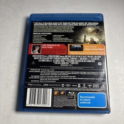 Rise of the Planet of the Apes (Blu-ray, 2011) Region B