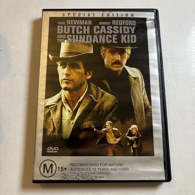 Butch Cassidy and the Sundance Kid (DVD, 1969) Robert Redford, Region 4