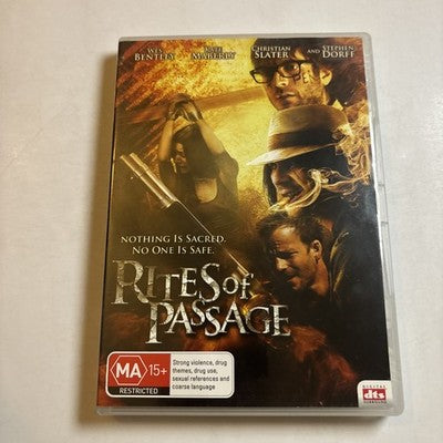 Rites of Passage (DVD, 2011) Christian Slater, Wes Bentley Region 4 NEW