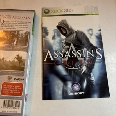 Assassin's Creed Xbox 360 Manual PAL
