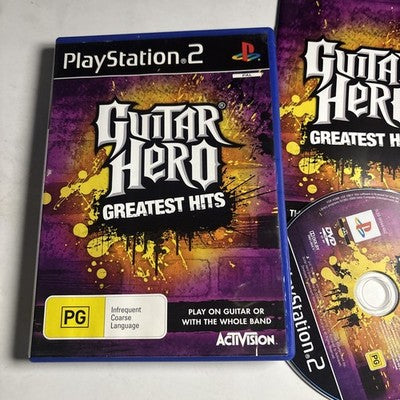 Guitar Hero Greatest Hits Sony Playstation 2 PS2 Manual PAL