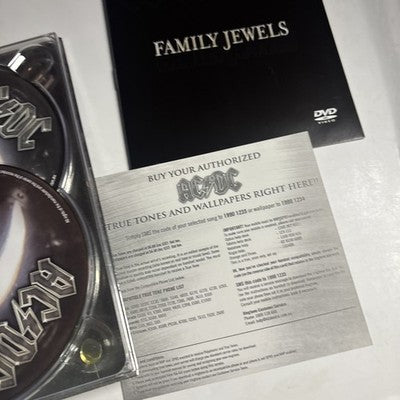 AC/DC Family Jewels 2-Disc Set + Booklet (DVD, 2005) Region 4,1