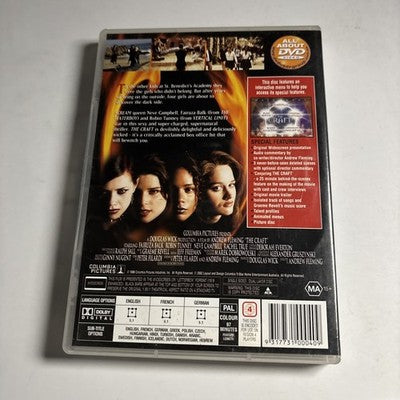 The Craft (DVD, 1996) Neve Campbell Region 4