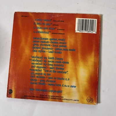 Boom Crash Opera – Dreams On Fire (CD, 1991) Australia Gatefold Sleeve -2