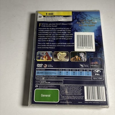Lady and the Tramp (DVD, 1955) Region 4 *New Sealed*
