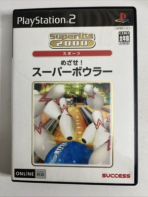 Mesaze! Super Bowler Bowling PS2 Sony PlayStation 2 Japanese 2005 Game Complete