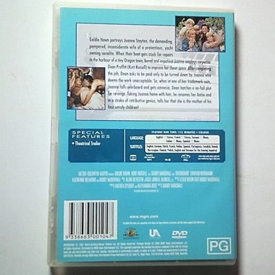 Overboard (DVD, 1987) Goldie Hawn, Kurt Russell Region 4