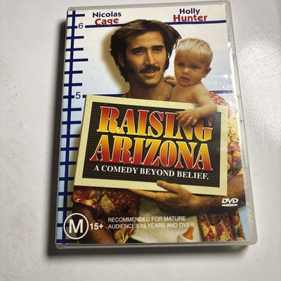 Raising Arizona (DVD, 1987) Nicholas Cage, Holly Hunter Region 4