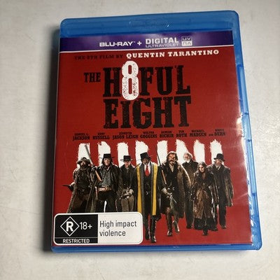 The Hateful Eight (Blu-ray, 2015)  Samuel L. Jackson, Tim Roth, Region B