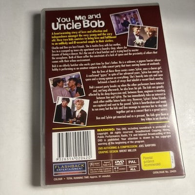 Yo,  Me And Uncle Bob (DVD, 1993) All Regions NEW