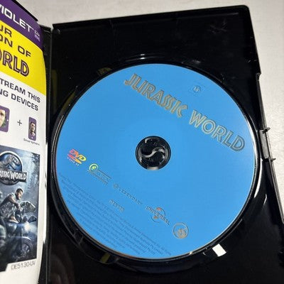 Jurassic World (DVD, 2015) Chris Pratt, Omar Sy, Lauren Lapkus, Region 4,2
