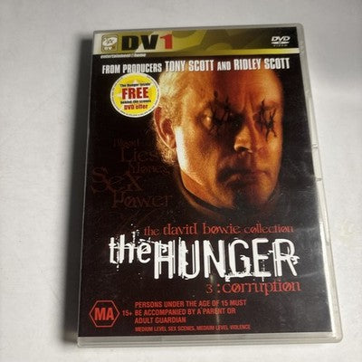 The Hunger - 3: Corruption (DVD, 1998) David Bowie Region 4
