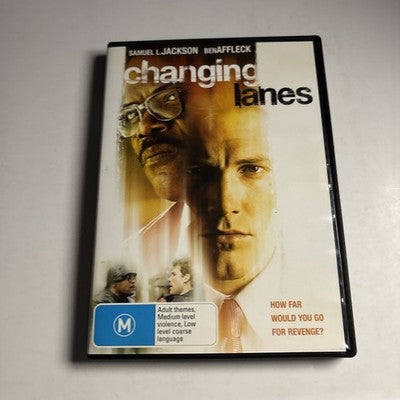 Changing Lanes (DVD, 2002) Ben Affleck, Samuel L Jackson Region 4 NEW