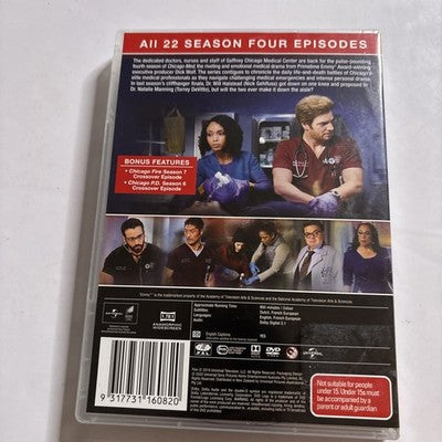 Chicago Med : Season 4 (DVD, 2018) Region 4,2