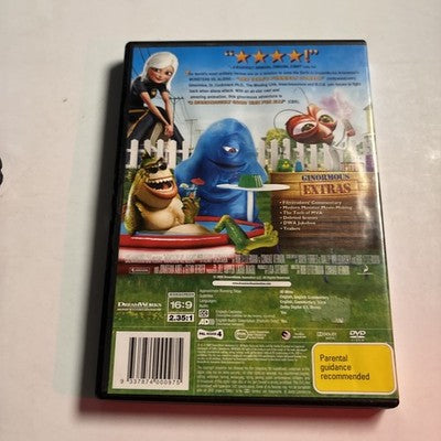 Monsters Vs Aliens (DVD, 2009) Kiefer Sutherland, Paul Rudd, Region 4
