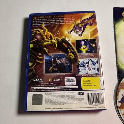 The Legend of Spyro: The Eternal Night (PS2) Manaul PAL