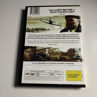 The Battle of Neretva (DVD, 1969) Orson Wells & Yul Brynner Region 4 NEW