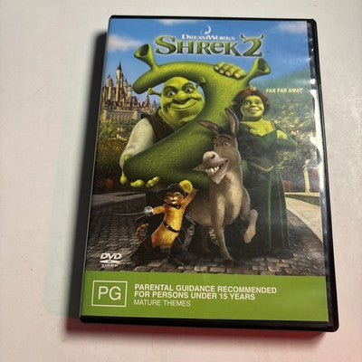 Shrek 2 (DVD, 2004) Antonio Banderas, Cameron Diaz, Eddie Murphy Region 4,2