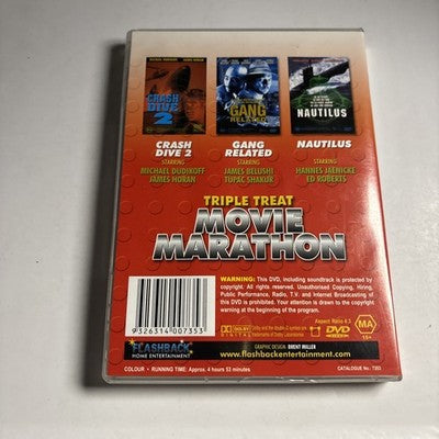 Crash Dive 2 / Gang Related / Nautilus DVD Tupac Shakur All Regions NEW