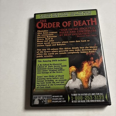 Dark Secrets: Inside Bohemian Grove & Order Of Death DVD Alex Jones All Regions