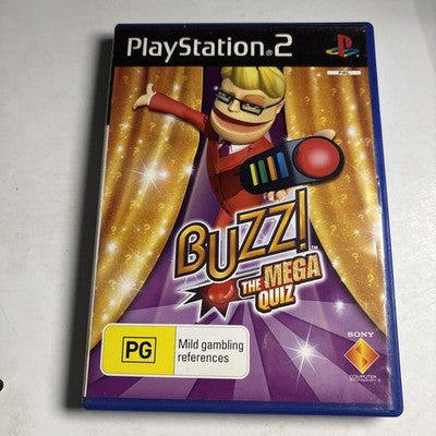 Buzz! The Mega Quiz Sony PlayStation 2 PS2 PAL