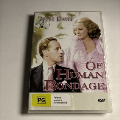 Of Human Bondage (DVD, 1934) Bette Davis All Regions *New Sealed*