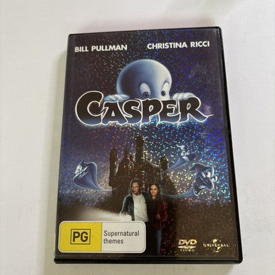 Casper (DVD, 1995) Bill Pullman, Christina Ricci Region 4,2