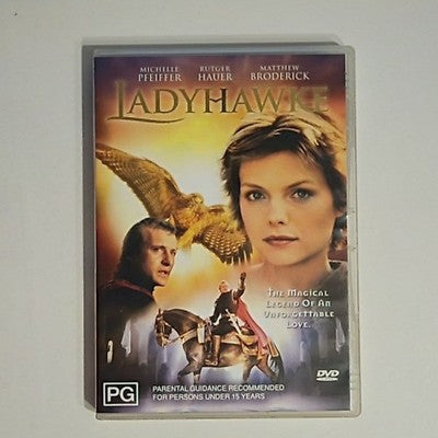Ladyhawke (DVD, 1985) Michelle Pfeiffer, Matthew Broderick Region 4