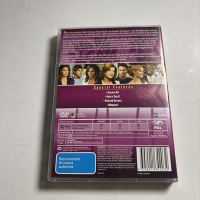 Private Practice : Season 3 (DVD, 2009) Region 4