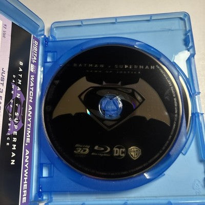 Batman V Superman - Dawn of Justice 3D (Blu-ray 3D, 2015) Region B
